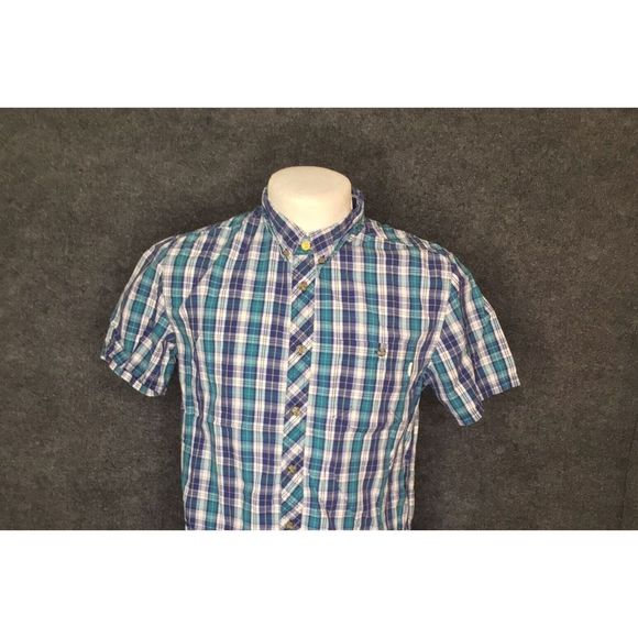 Brooklyn industries Shirt Size M Medium Boys Multicolor Plaid Button Up - Picture 2 of 10